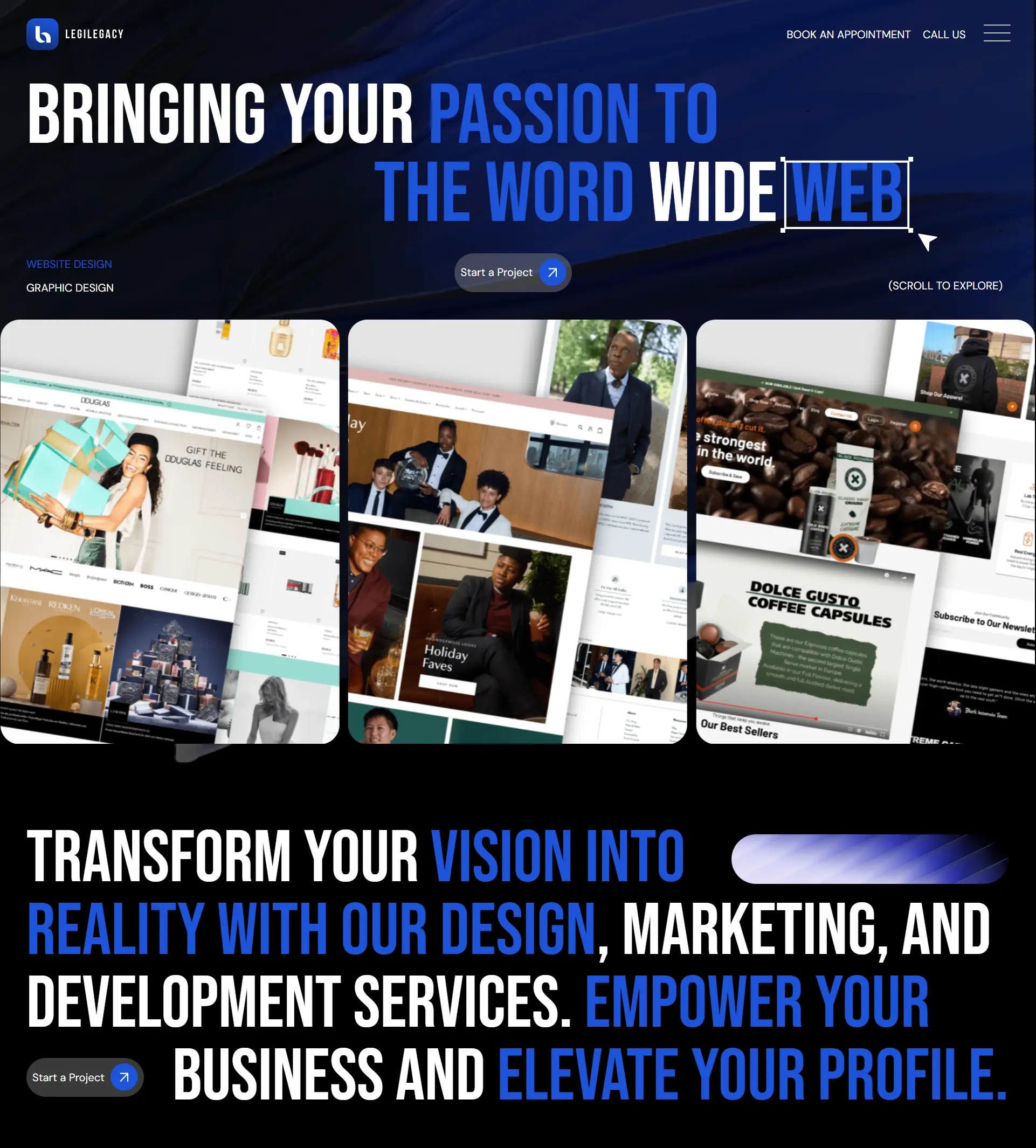 LegiLegacy - Digital Agency WordPress Website Design by M Daniyal